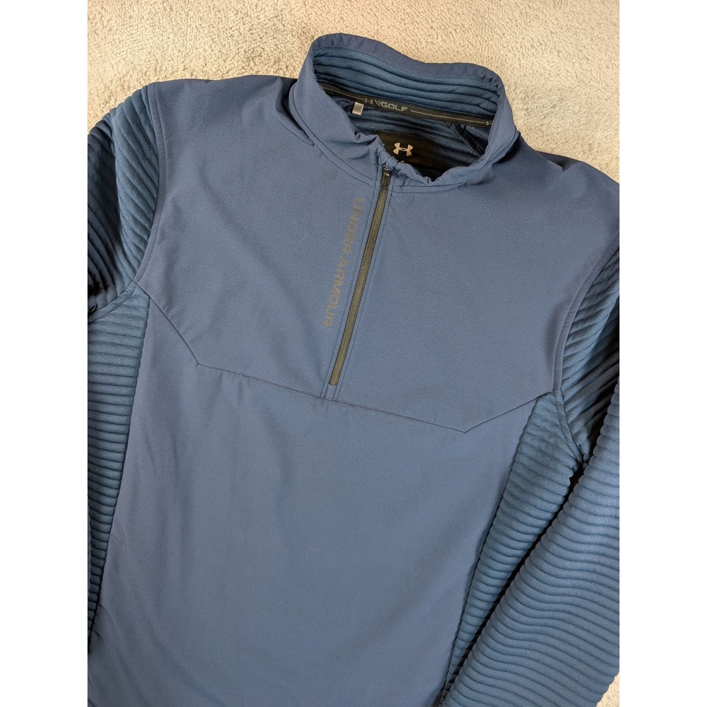 Under Armour Golf Storm Evolution Daytona Half Zip Pullover Navy Blue‎ Mens L